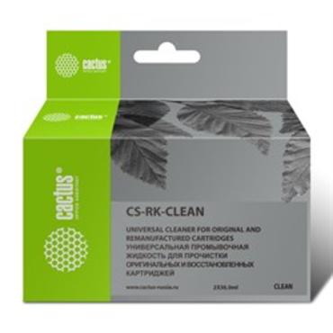 Жидкость промывочная Cactus CS-RK-Clean 2x30мл универсальная для прочистки картриджей